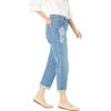 Woman Within Plus Size Tall Stretch Denim Five-Pocket Girlfriend Jeans(Distressed)