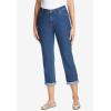 Woman Within Plus Size Tall Stretch Denim Five-Pocket Girlfriend Jeans(Indigo)