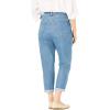 Woman Within Plus Size Tall Stretch Denim Five-Pocket Girlfriend Jeans(Midnight Sanded)