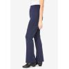 Woman Within Plus Size Tall Stretch Ponte Knit Pull-On Bootcut Pants(Pocket Navy)