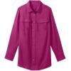 Woman Within Plus Size Utility Button Down Shirt(Black)