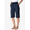 Woman Within Women’s Convertible Length Cargo Capri/Bermuda Pants(Deep Claret)