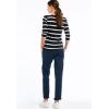 ellos Comfortable Women’s Plus Size Modern Stretch Chino Pants Slim Fit Work & Casual(Navy)