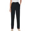 Woman Within Plus Size 7-Day Straight-Leg Elastic-Waist Denim Jean (Petite & Tall Available)(Black)