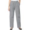 Woman Within Plus Size 7-Day Straight-Leg Elastic-Waist Denim Jean (Petite & Tall Available)(Gunmetal)