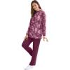 Deep Claret Tie Dye
