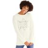Woman Within Plus Size Holiday Motif Sweater(Ivory Snowflake)