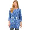 French Blue Jacquard Floral
