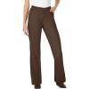 Woman Within Plus Size Stretch Denim Wide-Leg Five-Pocket Jeans(Chocolate)