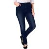 Woman Within Plus Size Stretch Straight-Leg Clean Jeans(Midnight Sanded)