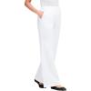 Woman Within Women’s Plus Size Petite Wide-Leg Pull-On Denim Jeans(White)