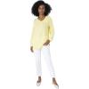 ellos Comfortable Women’s Plus Size Boyfriend Jeans Stretch Denim Mid-Rise(White)