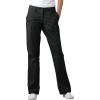 ellos Plus Size Stretch Chino Mid-Rise Classic Bootcut Pants(Black)