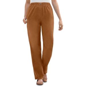 Woman Within Plus Size Tall 7-Day Corduroy Straight-Leg Pant(Antique Copper)