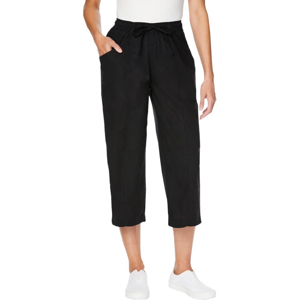 image:imageWoman Within Plus Size Boardwalk CapriBlack