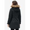 Ellos Plus Size Modern A-Line Parka(Vintage Navy)