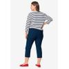 Ellos Plus Size Seamed Capris(Rich Navy)