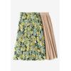 Woman Within Plus Size 2-in-1 Reversible Skirt(Navy Painterly Bloom)