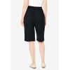 Woman Within Plus Size 7-Day Knit Bermuda Shorts(Black)