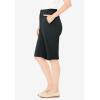 Woman Within Plus Size 7-Day Knit Bermuda Shorts(Heather Charcoal)