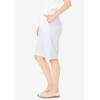 Woman Within Plus Size 7-Day Knit Bermuda Shorts(White)