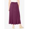 Woman Within Plus Size 7-Day Maxi Skirt(Deep Claret)