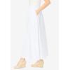 Woman Within Plus Size 7-Day Maxi Skirt(White)