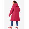 Woman Within Plus Size Arctic Parka Jacket & Hood 40″ Knee Length Down Blend Long Winter Coat(Black)