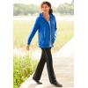 Woman Within Plus Size Better Fleece Zip-Front Hoodie Long Oversized Sweatshirt(Heather Charcoal)