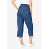 Woman Within Plus Size Carpenter Denim Capri(Medium Stonewash)