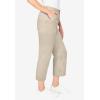 Woman Within Plus Size Carpenter Denim Capri(Natural Khaki)