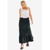 Woman Within Plus Size Convertible Dress to Skirt(Black Multi Floral)
