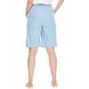 Woman Within Plus Size Drawstring Denim Short(Light Wash)