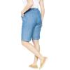 Woman Within Plus Size Drawstring Denim Short(Light Wash)