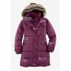 Woman Within Plus Size Heathered Down Puffer Coat(Heather Charcoal)