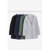 Woman Within Plus Size Knit Blazer Oversized Work & Casual(Black)