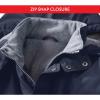 Woman Within Plus Size Microfiber Parka(Black)