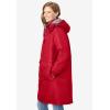 Woman Within Plus Size Mid-Length Microfiber Parka(Classic Red)