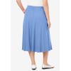 Woman Within Plus Size Petite 7-Day Knit A-Line Skirt(French Blue)