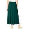 Woman Within Plus Size Petite 7-Day Maxi Skirt(Emerald Green)