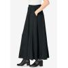 Woman Within Plus Size Petite 7-Day Maxi Skirt(Heather Charcoal)