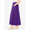 Woman Within Plus Size Petite 7-Day Maxi Skirt(Radiant Purple)
