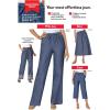 Woman Within Plus Size Petite Drawstring Denim Skirt(Natural Khaki)