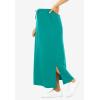 Woman Within Plus Size Petite Sport Knit Side-Slit Skirt(Waterfall)