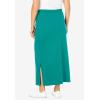 Woman Within Plus Size Petite Sport Knit Side-Slit Skirt(Waterfall)