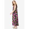 Woman Within Plus Size Pintucked Sleeveless Dress(Black Multi Fun Floral)