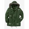 Woman Within Plus Size Quilt-Lined Taslon Anorak(Navy)