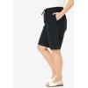 Woman Within Plus Size Seersucker Short(Navy)