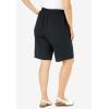 Woman Within Plus Size Seersucker Short(Raspberry Sorbet)