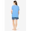 Woman Within Plus Size Serenada Shorty Pajamas(Dusty Indigo)